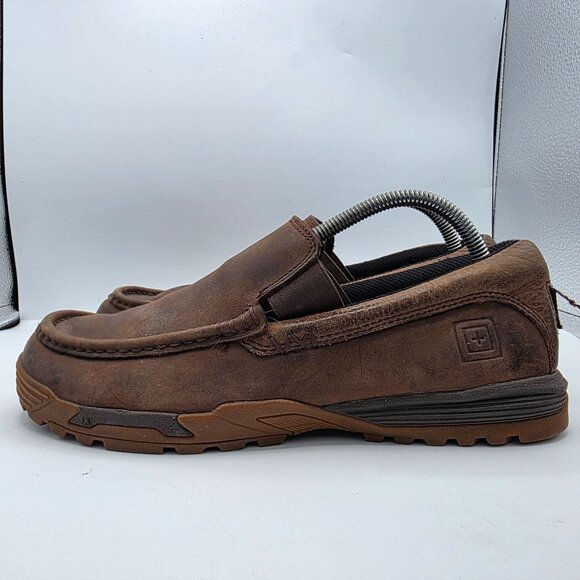 511 Tactical CCW Field Ops Mens Size 10 Dark Brown Slip On Shoes Casual Walking - Picture 13 of 13